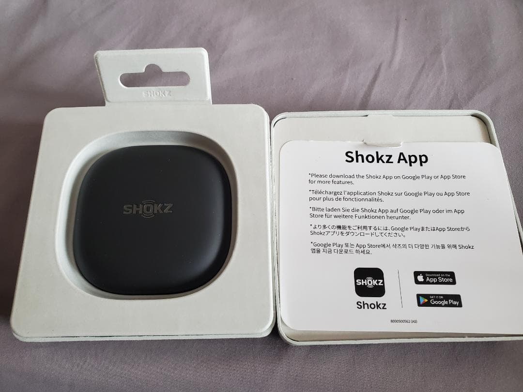 Shokz ワイヤレスイヤホン オープンイヤー型 ブラック