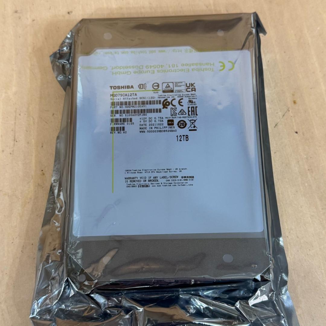Toshiba MG07SCA 12TB HDD ハードドライブ