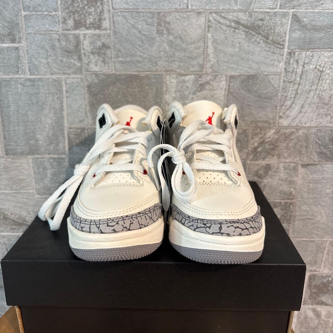 Air Jordan 3 キッズスニーカー ホワイトセメント
