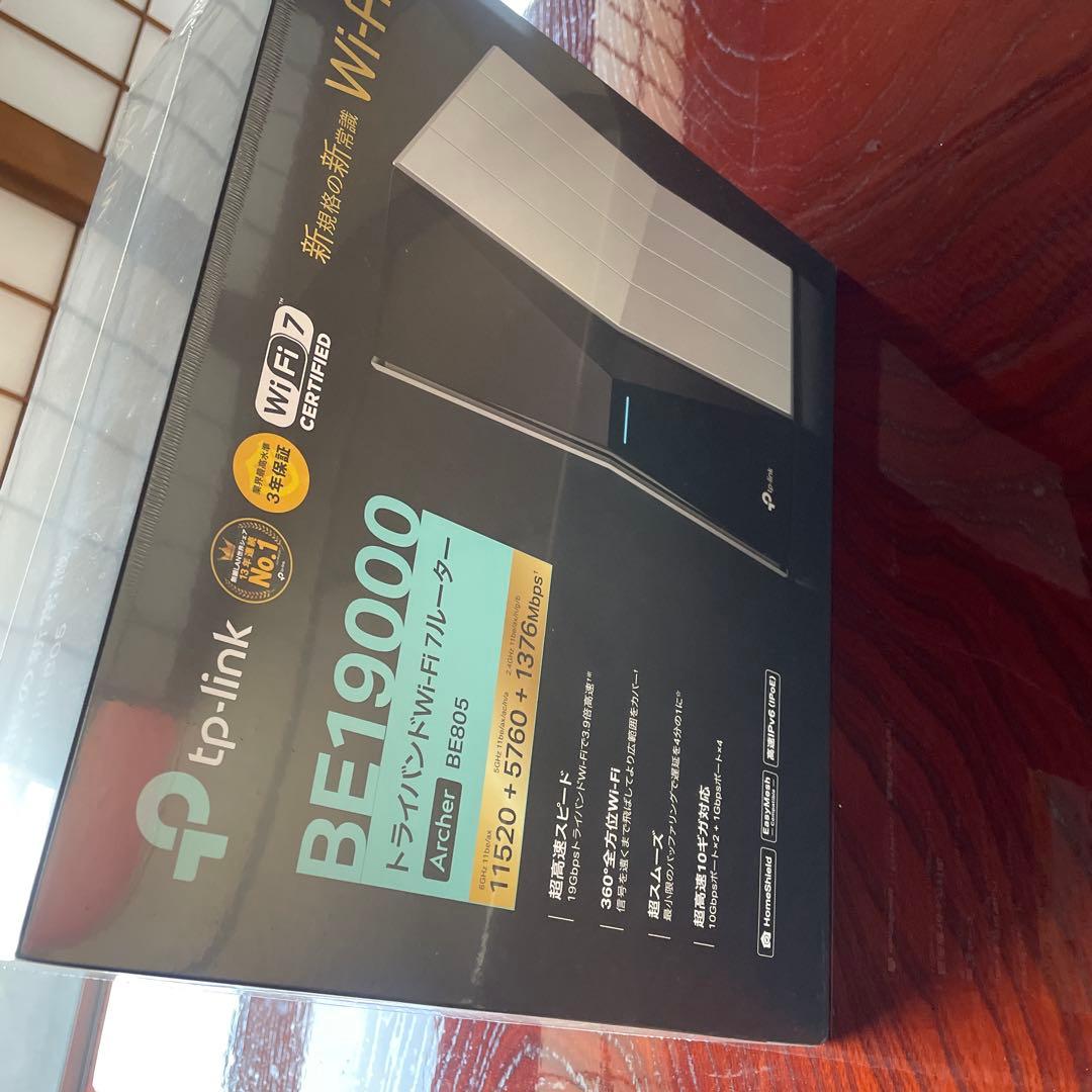 tp-link BE19000 Wi-Fi 7 ルーター 新品 未使用be805