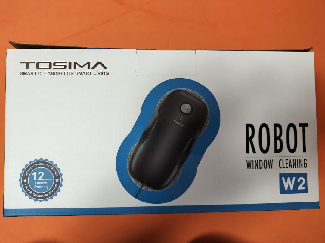 TOSIMA 窓掃除ロボット リモコン付き ホワイト