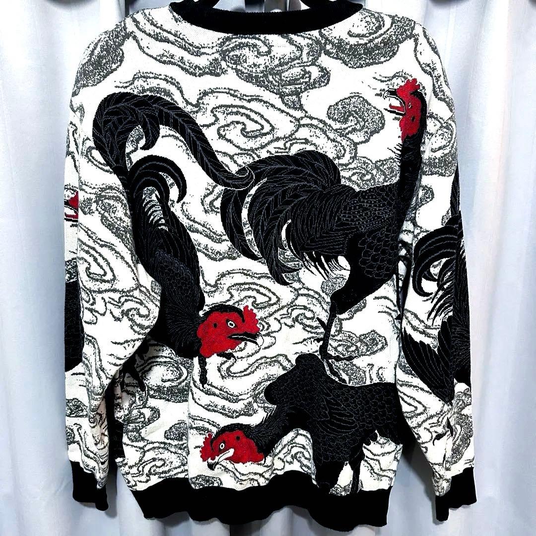 GAKKIN BUDSPOOL 渦軍鶏 ニットセーター 舐達麻 Lサイズ