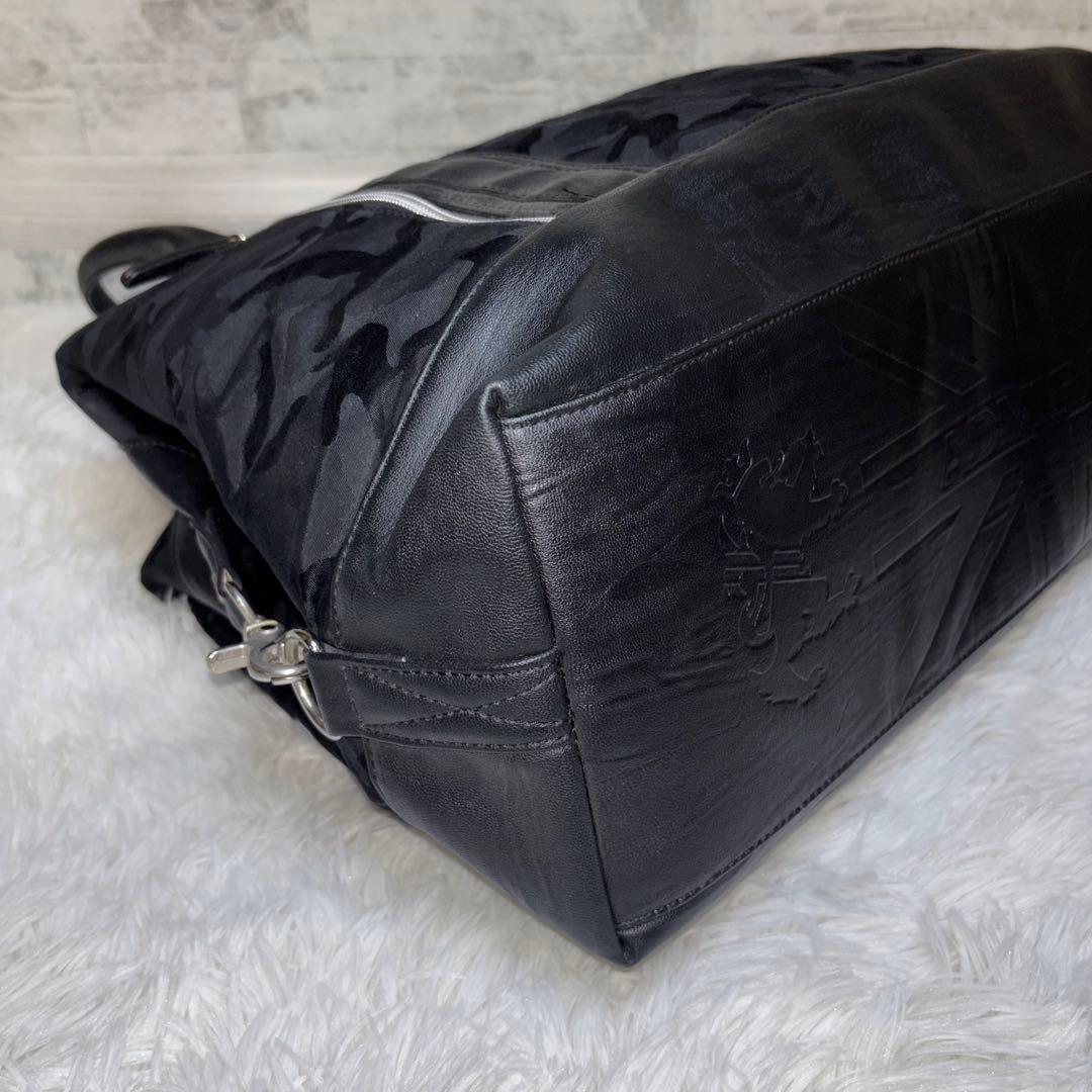 Admiral アドミラル　2way 迷彩　黒　ゴルフ　ボストン　トート