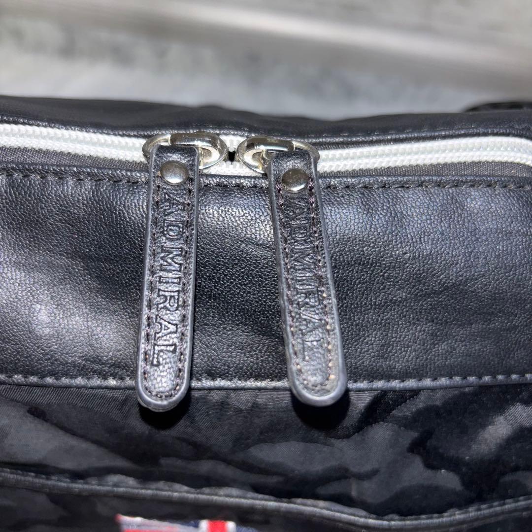 Admiral アドミラル　2way 迷彩　黒　ゴルフ　ボストン　トート