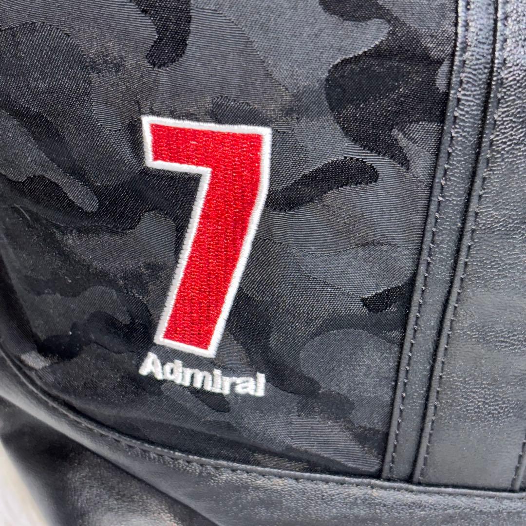 Admiral アドミラル　2way 迷彩　黒　ゴルフ　ボストン　トート