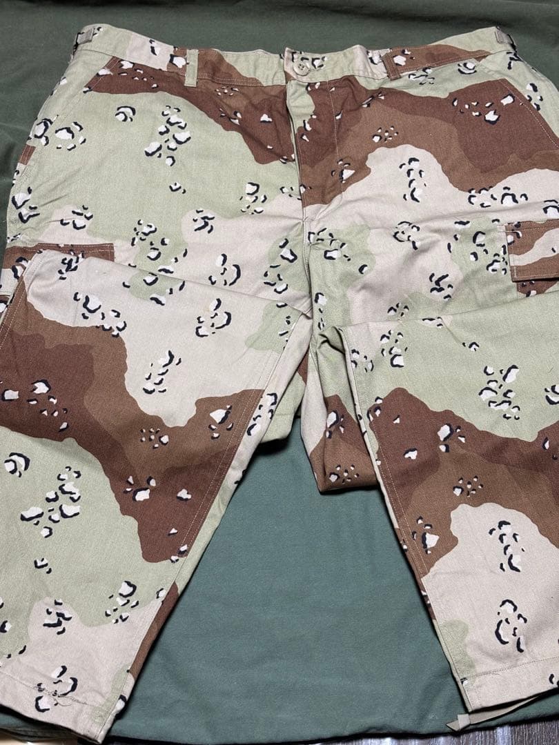 デッドストック米軍 6Cデザート（チョコチップ）カモBDU カーゴパンツ　L-S