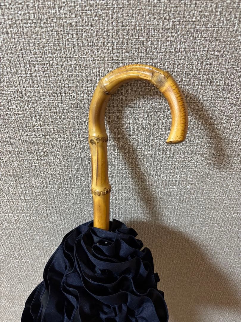 サンバリア100 Mサイズ　フリル　ネイビー