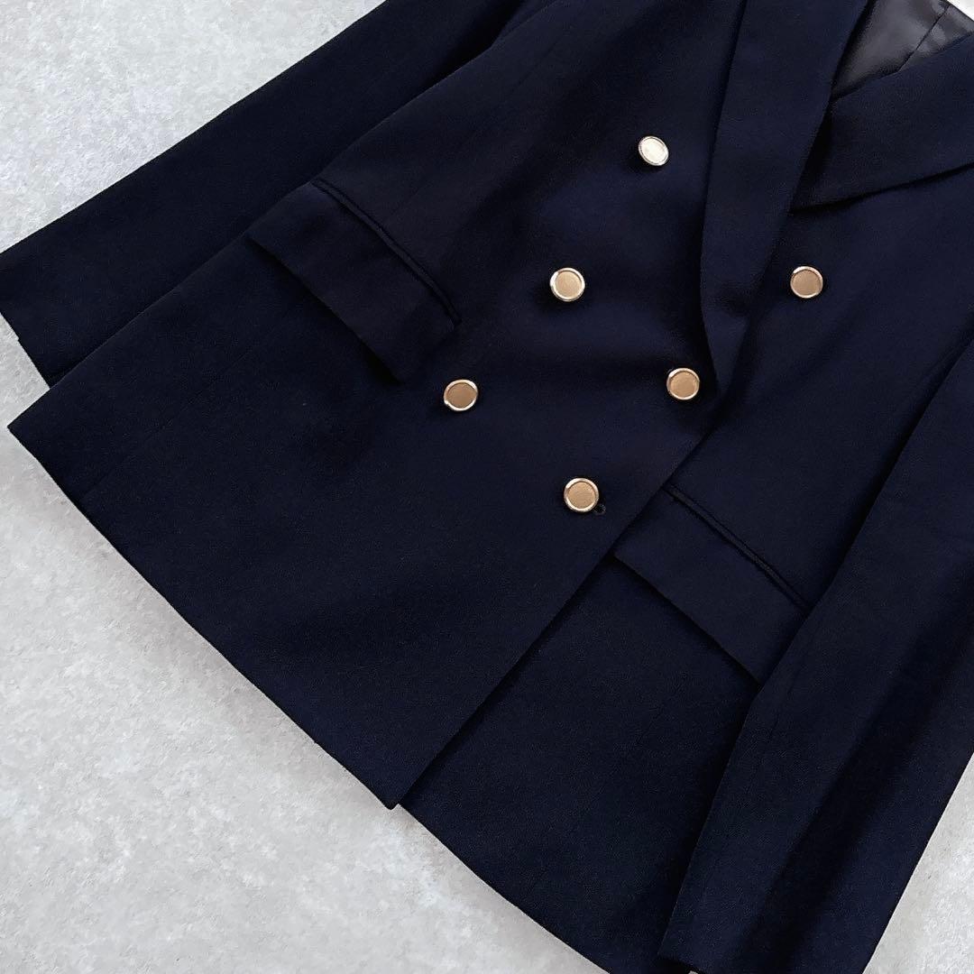 美品 デミルクスビームス 定価4万 紺ブレ 金ボタン テーラード ジャケット