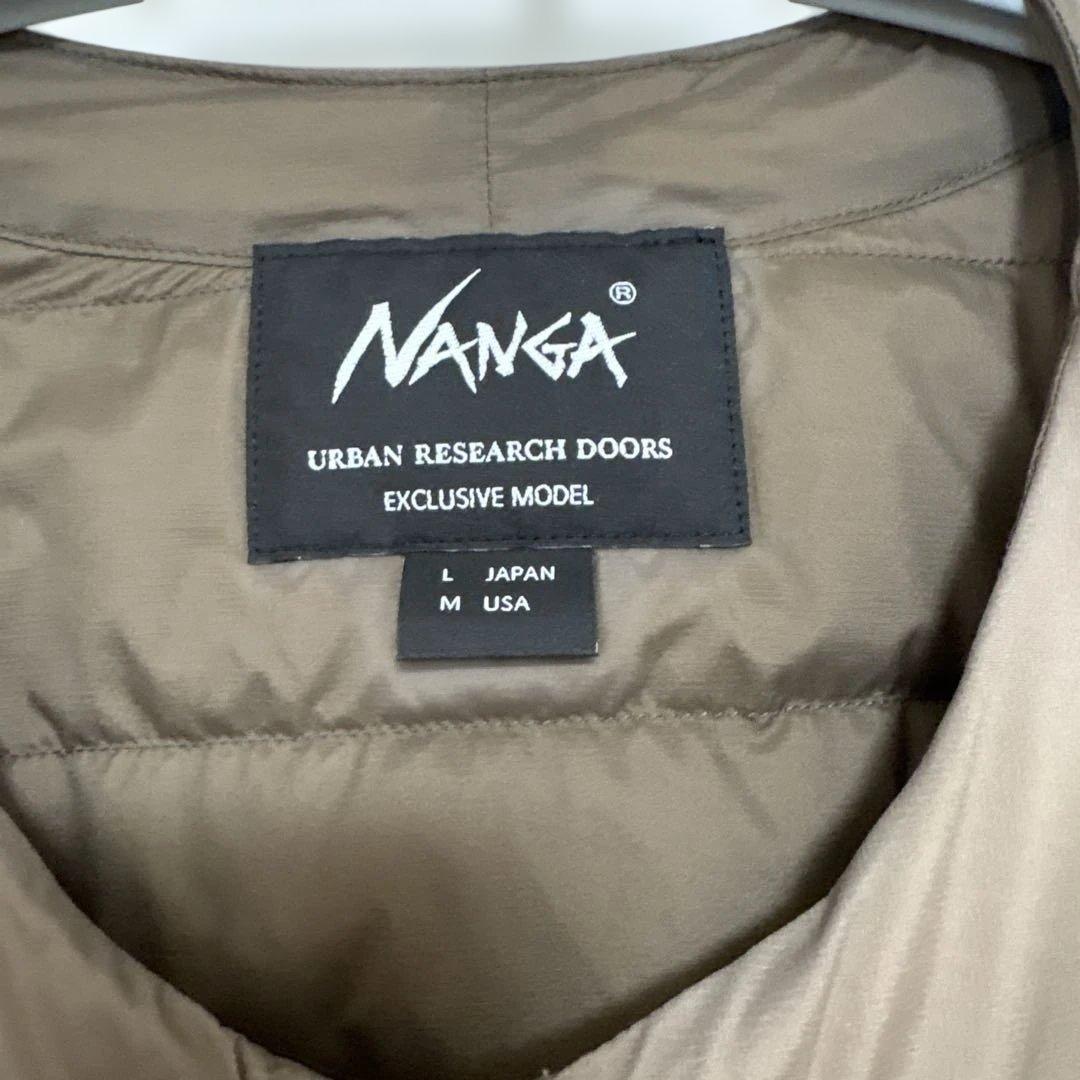 NANGA URBAN RESEARCH DOORS Lサイズ ダウンジャケット