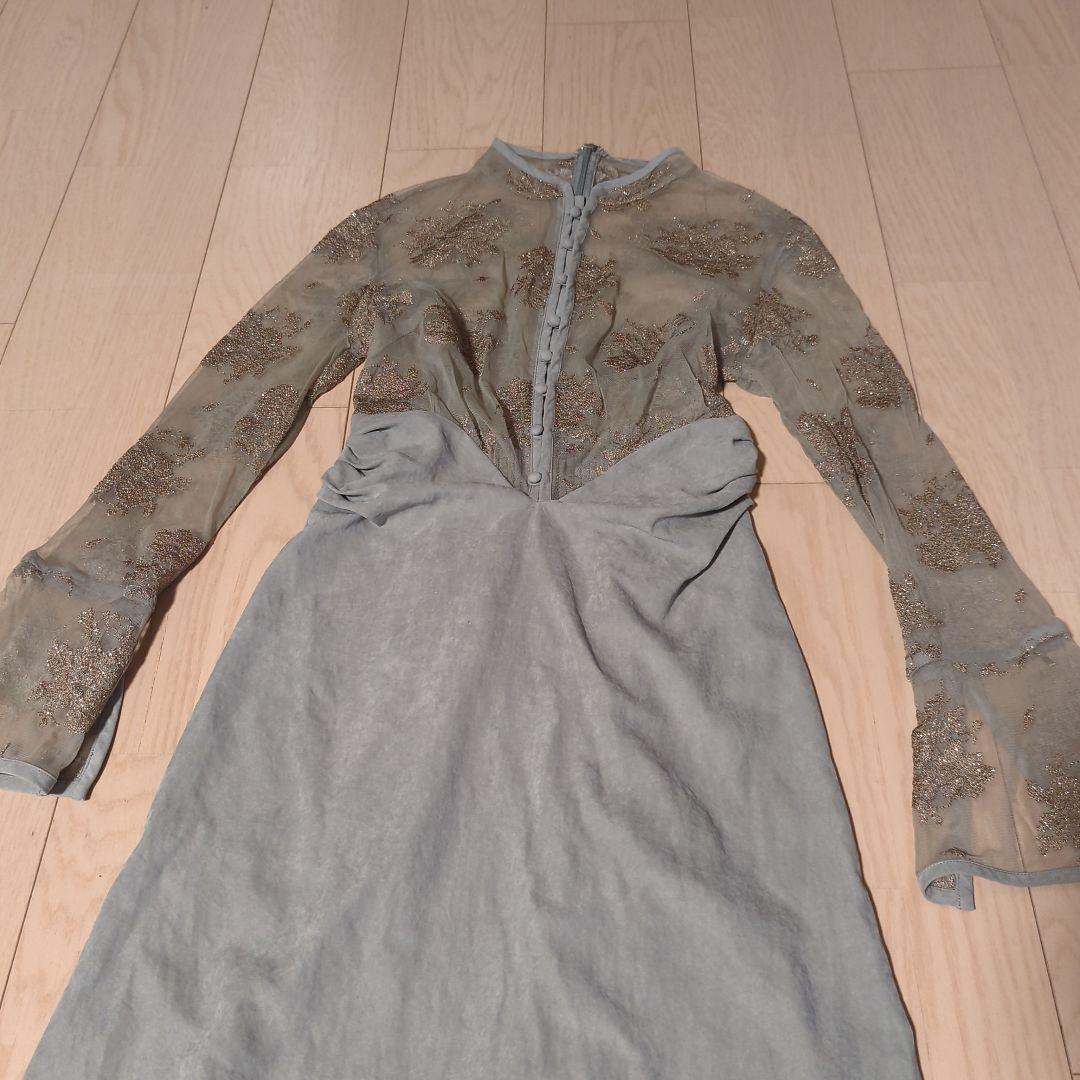 Ameri　FLOWER LACE DRESS