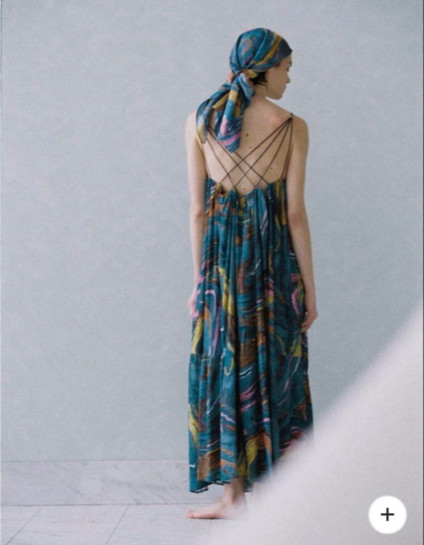 【SH】ameri INDIAN POOL MARBLE DRESS