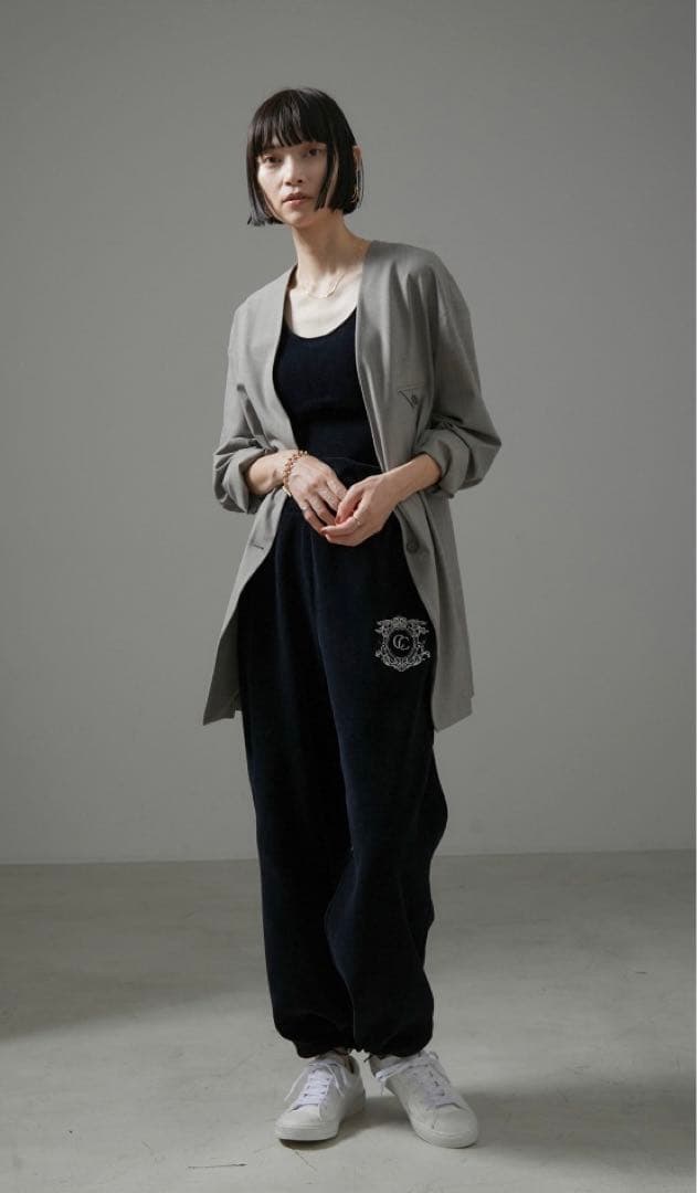 サロンアダムエロペ☆エンブロイダリースウェットパンツ☆タンクトップ☆セット☆