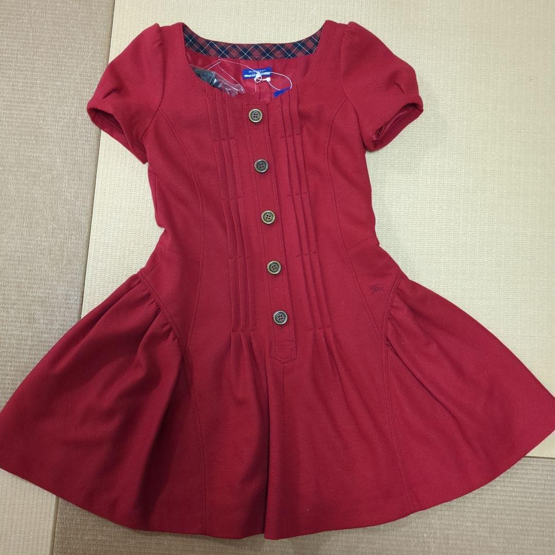 バーバリーブルーレーベル　ワンピース　ウール素材　新品　38 クリスマスにも！