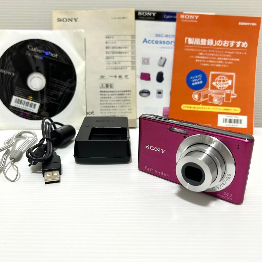 美品 SONY Cyber-Shot DSC-W530 コンパクトデジタルカメラ