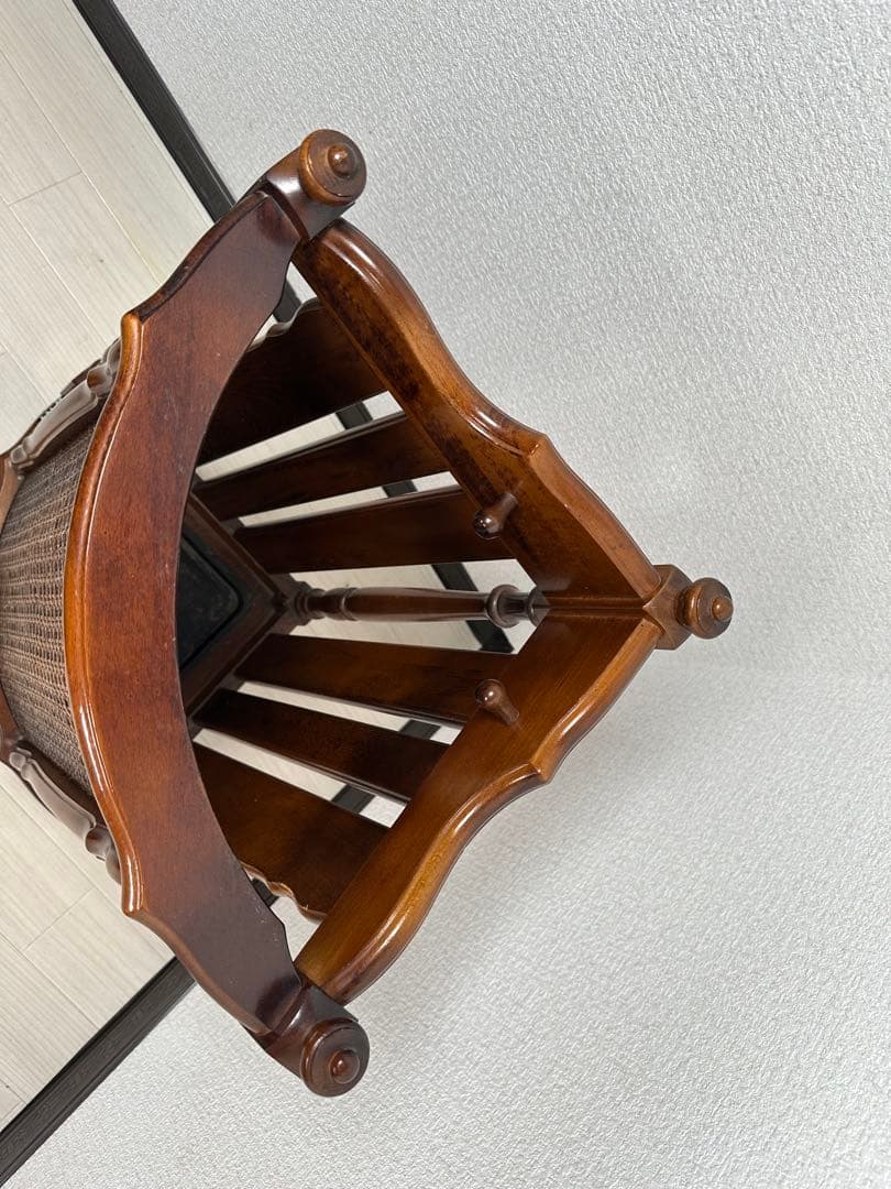 カリモク コーナー 傘立て コロニアル 木製 インテリア 家具 ※i4※