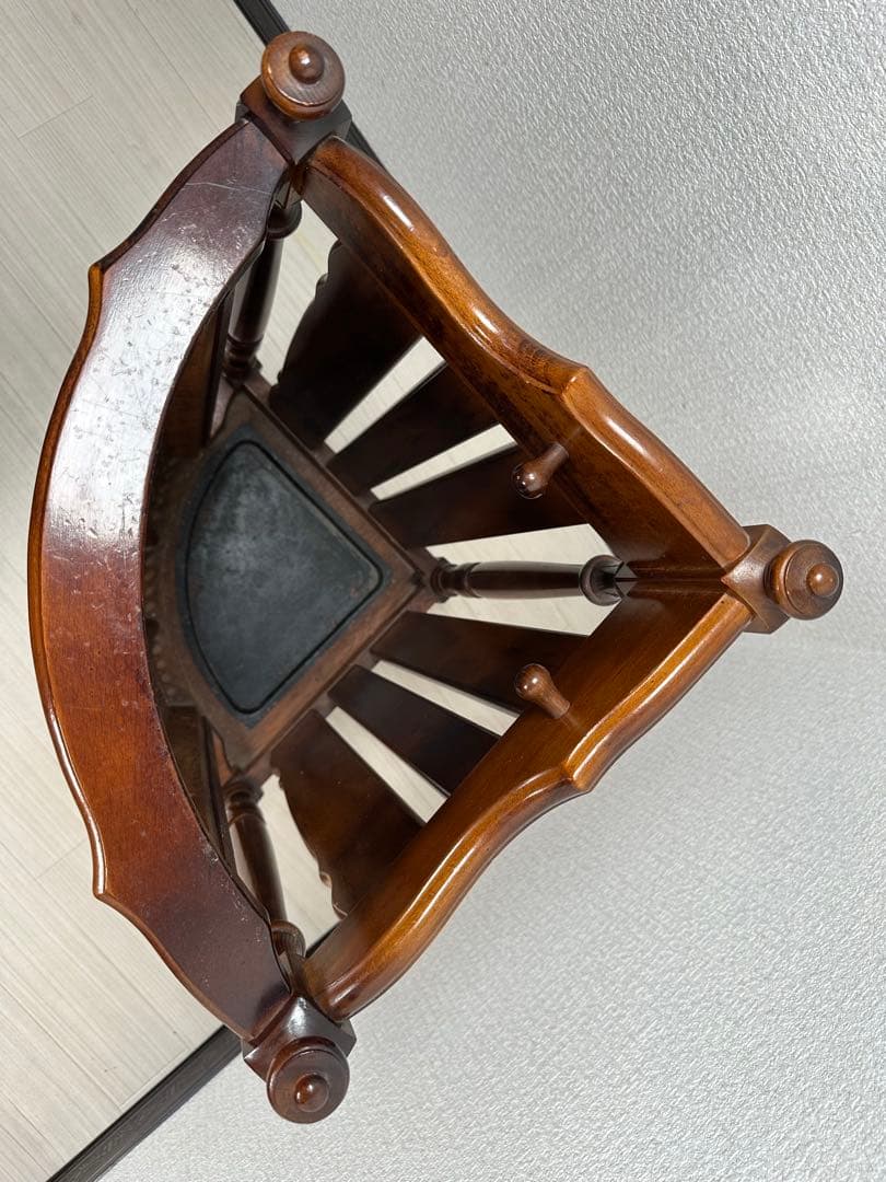 カリモク コーナー 傘立て コロニアル 木製 インテリア 家具 ※i4※