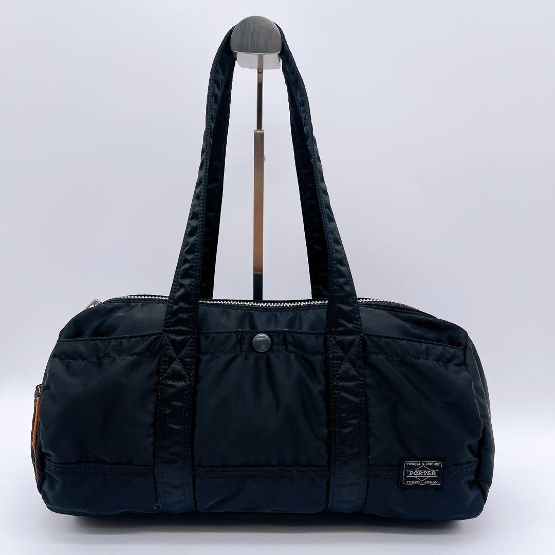 【PORTER】TANKER タンカー ドラムバッグ ブラック