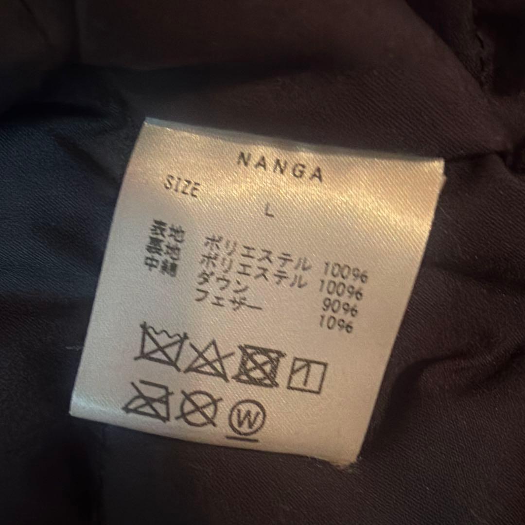 ナンガ オッシュマンズ 別注 インナーダウン ノーカラーダウン NANGA L