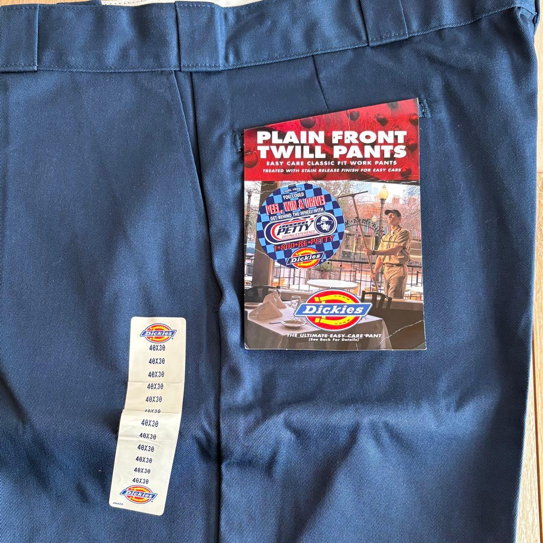 ★90s★USA製★ディッキーズ874★新品★W40★ネイビー★デッドストック