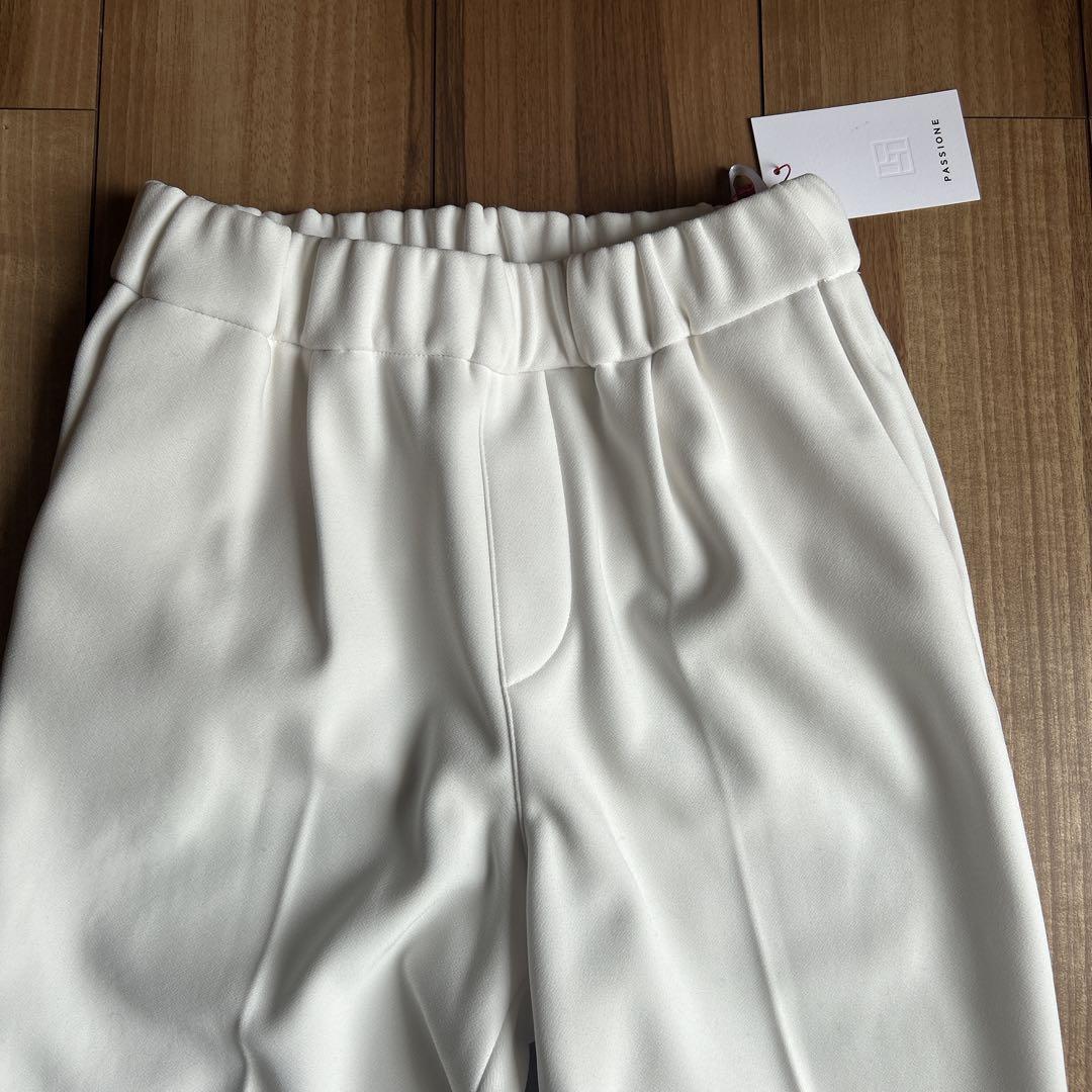 Mさま専用☆新品 PASSIONE ホワイトパンツ 裏起毛　36