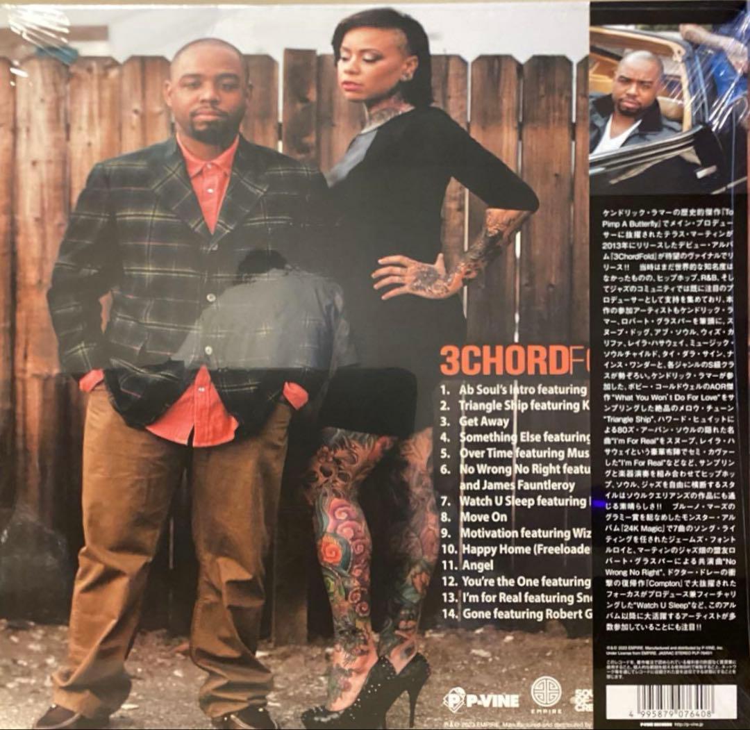 新品Terrace Martin 3ChordFold 2枚組レコード限定品名盤