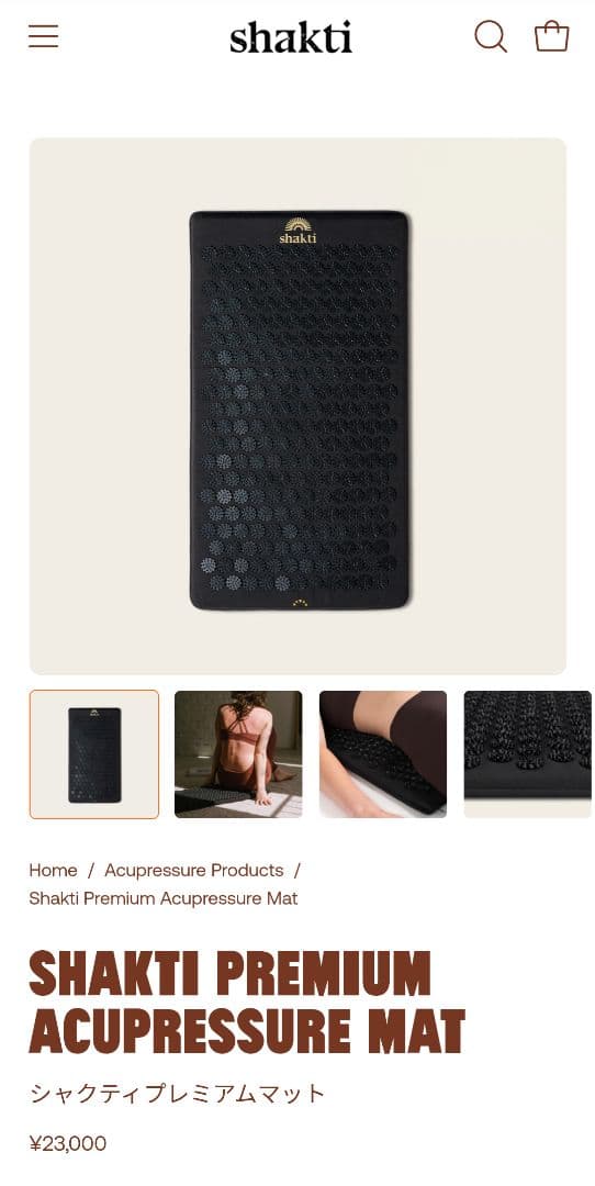 【純正品】Shakti シャクティプレミアムマット 黒