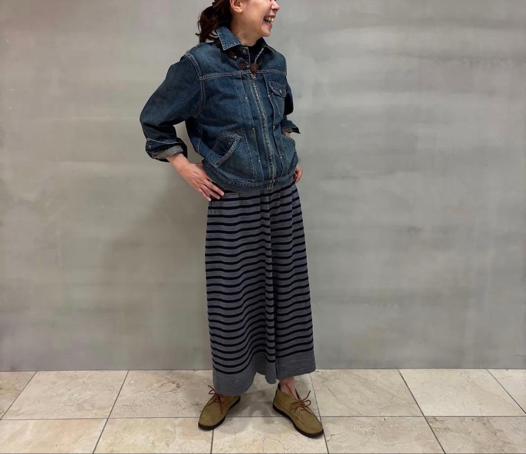 45R 梳毛バスク天竺のイージーパンツ