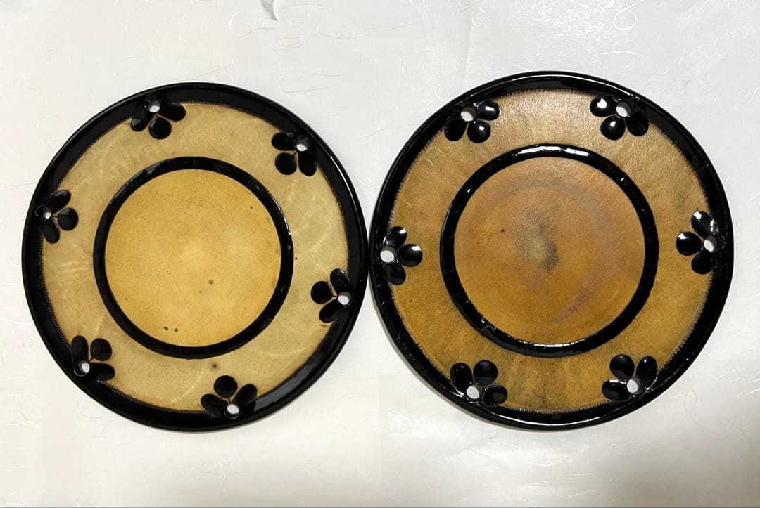 小鼓　皮2枚　古い