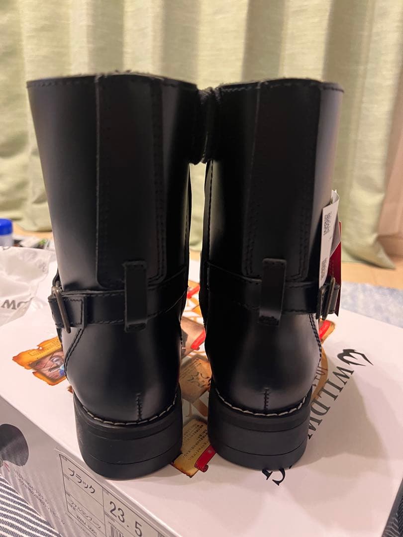 未使用WILD WING ファルコン レディース ライディングブーツ23.5cm