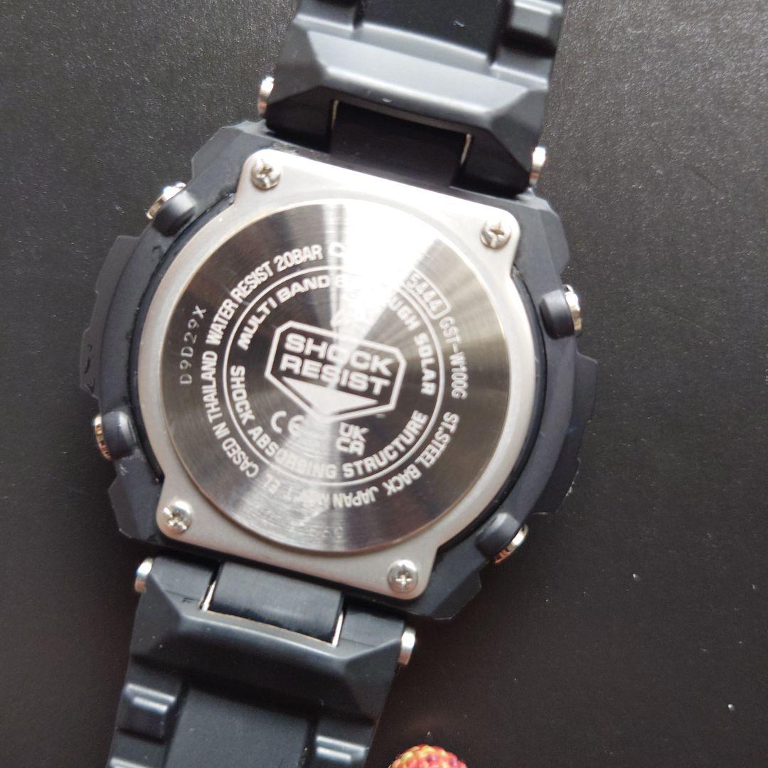 パクチー　美品　CASIO G-SHOCK GST-W100G