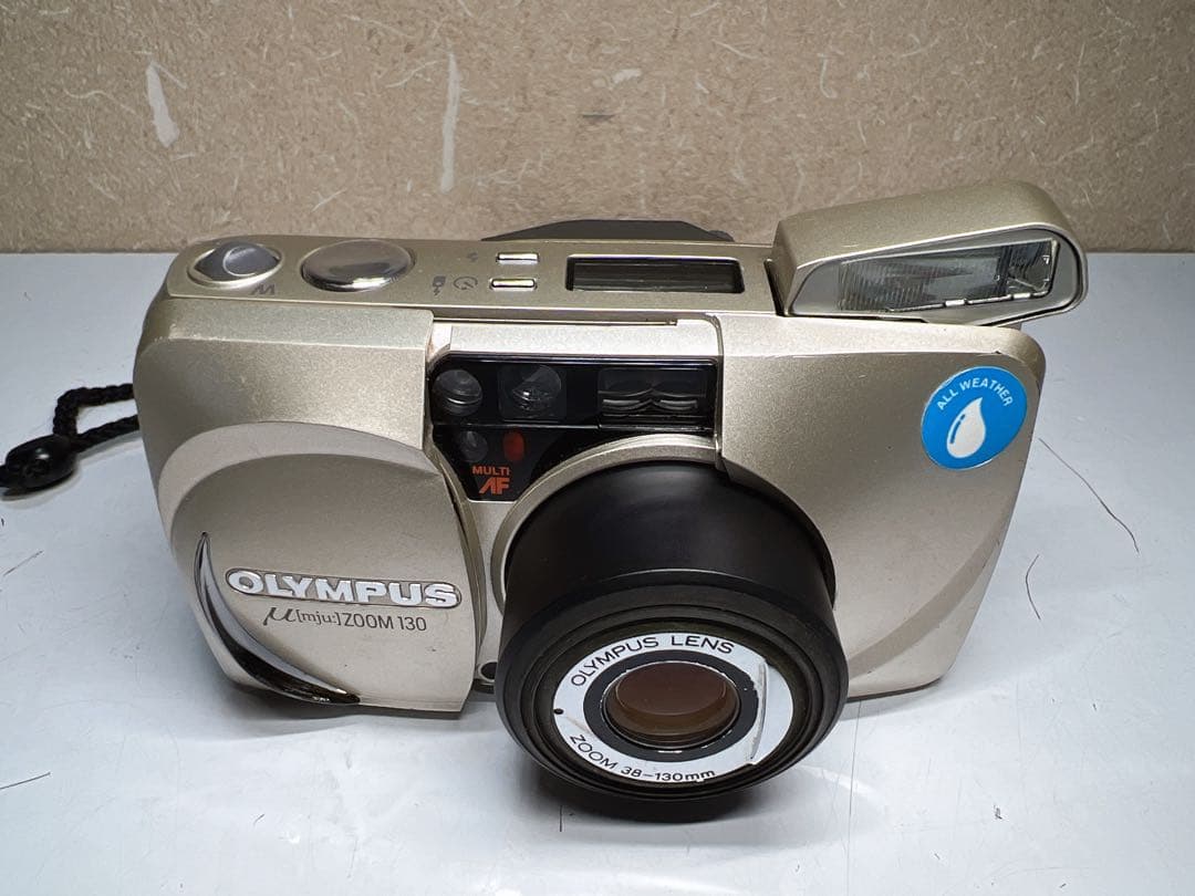 OLYMPUS μ mju Zoom130 フィルムカメラ 【中古】