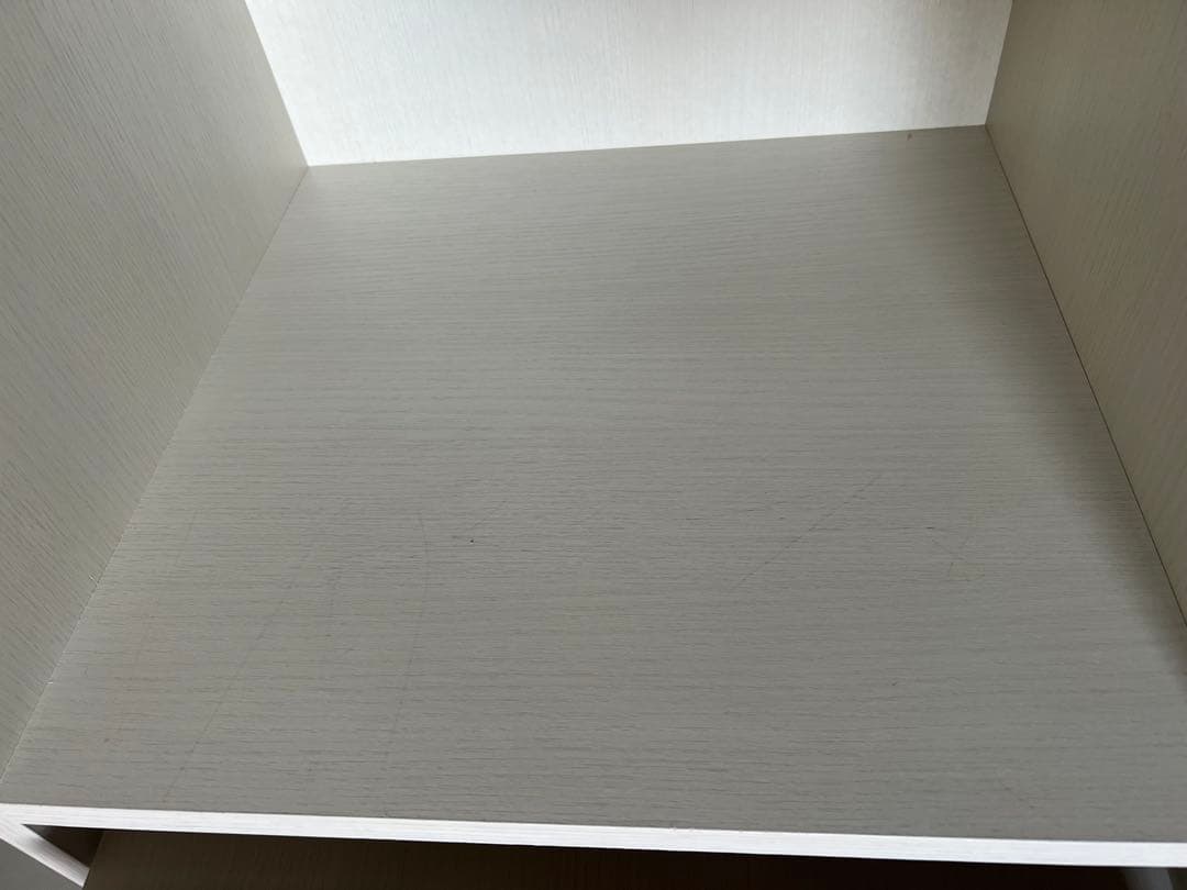 ニトリ　フラップ扉本棚　ホワイト