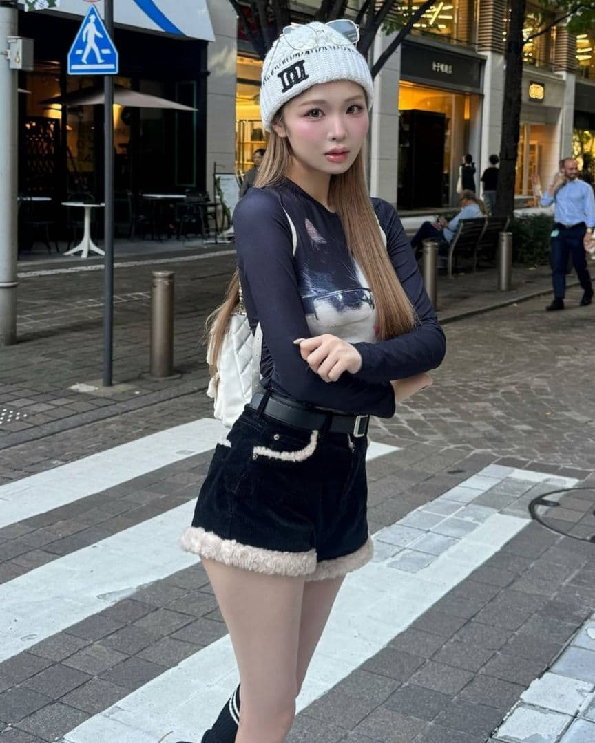 新品未使用 ダーリッチ ポイントボアコーデュロイショートパンツ 【M】