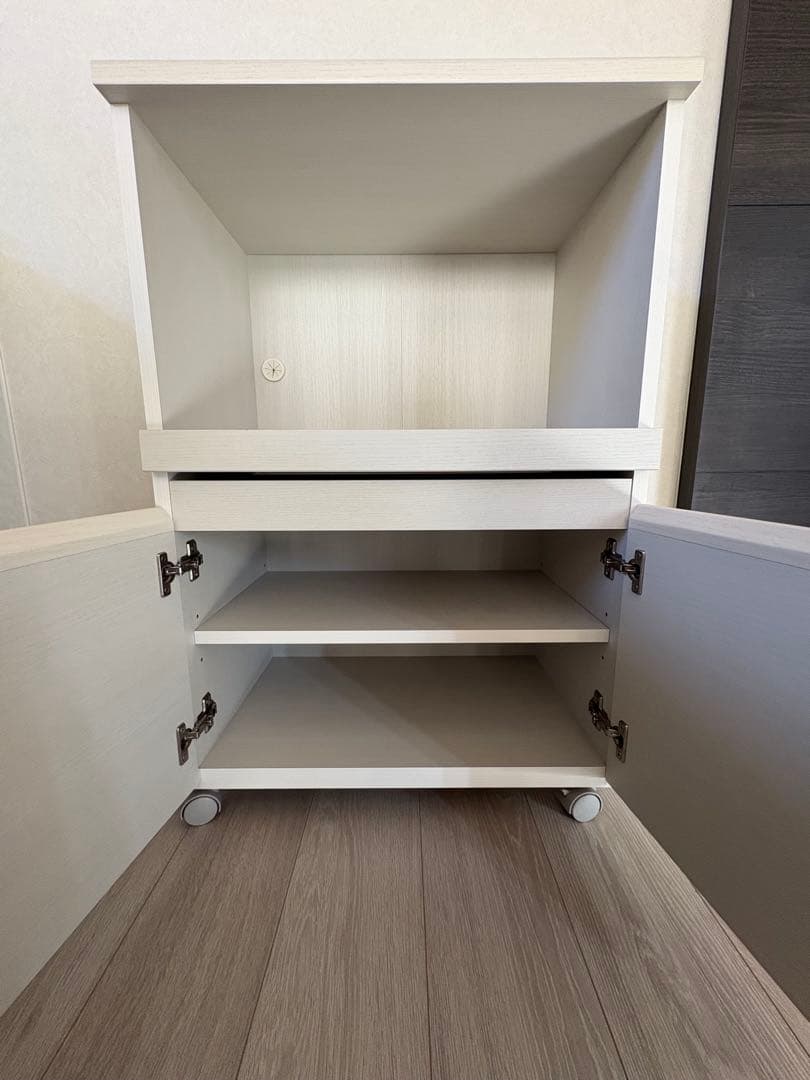 ニトリ【木目調レンジボード】引き出し付き