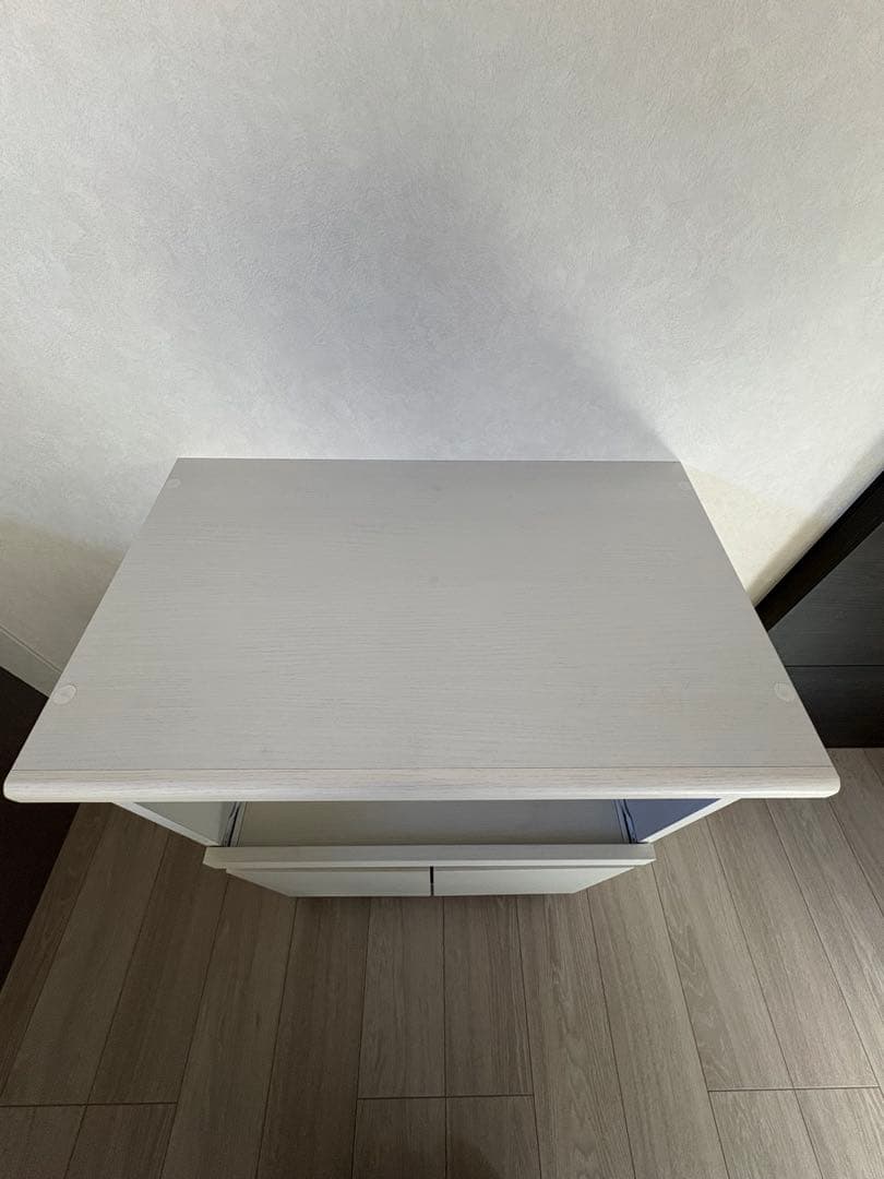 ニトリ【木目調レンジボード】引き出し付き