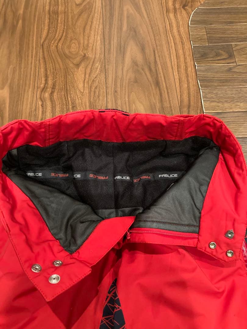 FABLICE スキーウェア 赤黒 SS