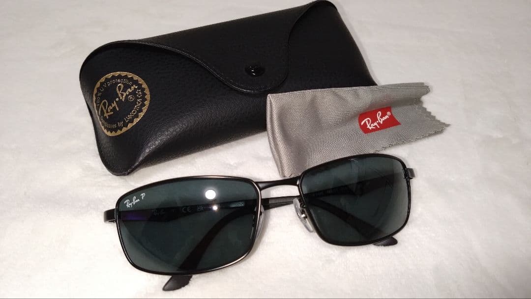 【中古・美品】Ray-Ban RB3498 偏光サングラス 61