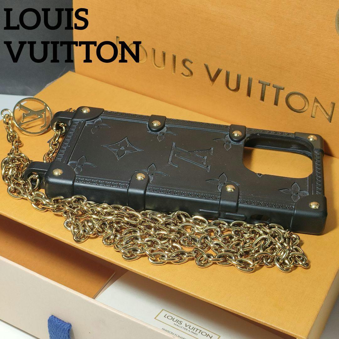 【未使用級】ルイヴィトン モノグラム エンボス リ・トランク スマホケース