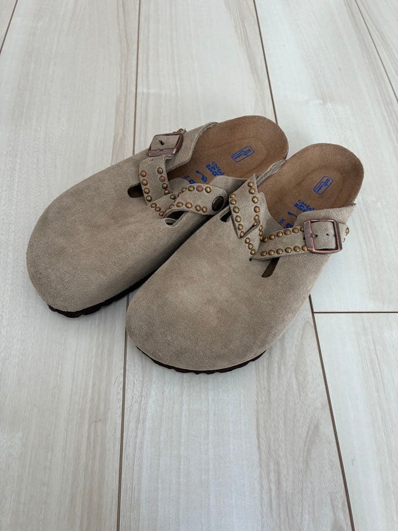 38ビルケンシュトック ボストン トープ スエード