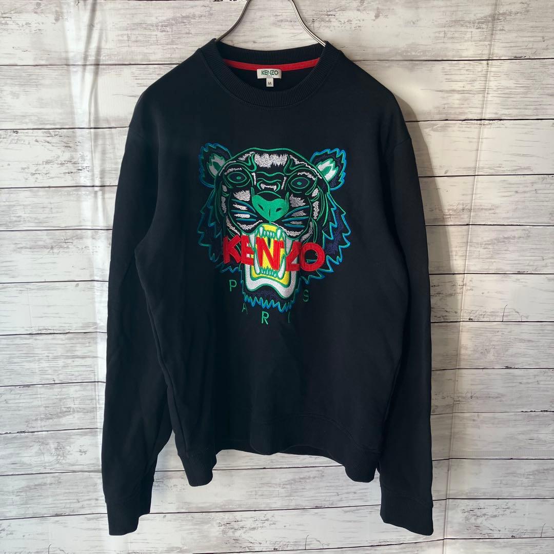 ケンゾー　スウェットトレーナー　タイガー刺繍