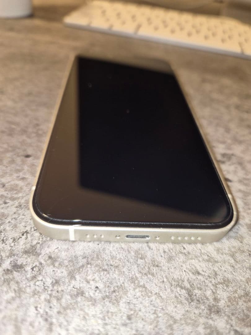 【美品/箱あり】Apple iPhone 14 スターライト 128GB