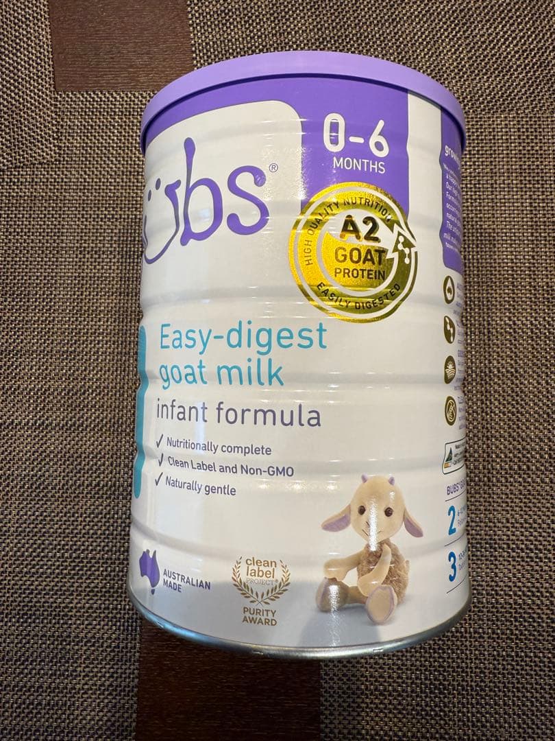 bubs バブズ ヤギ　step1 ゴート　オーガニック粉ミルク　×2