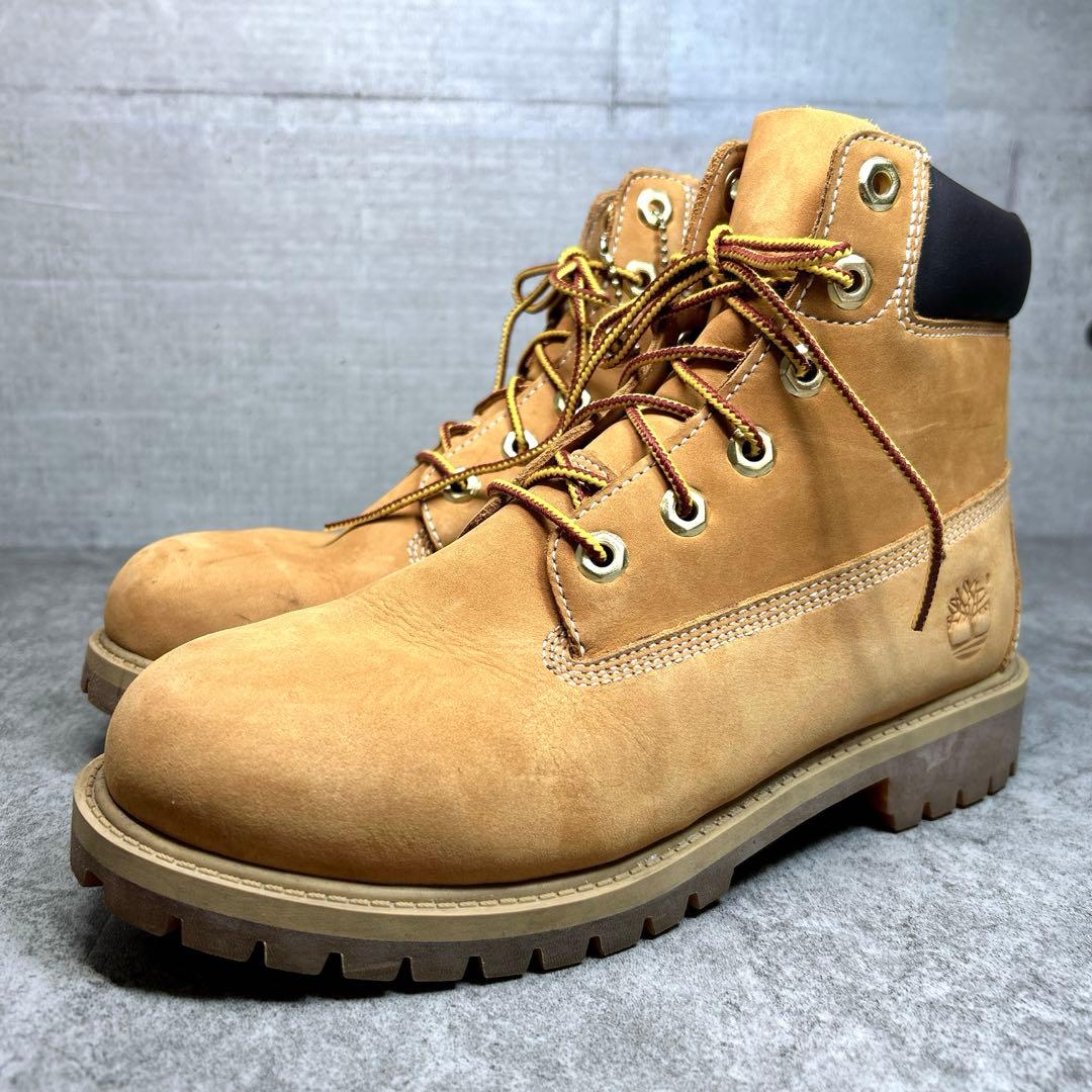 極美品✨【Timber land】12909/6インチプレミアム/イエローブーツ