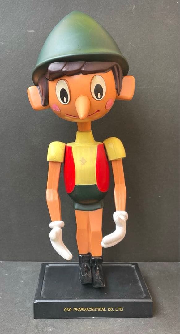 小野薬品　ピノキオ　店頭用ディスプレー　非売品　昭和レトロ
