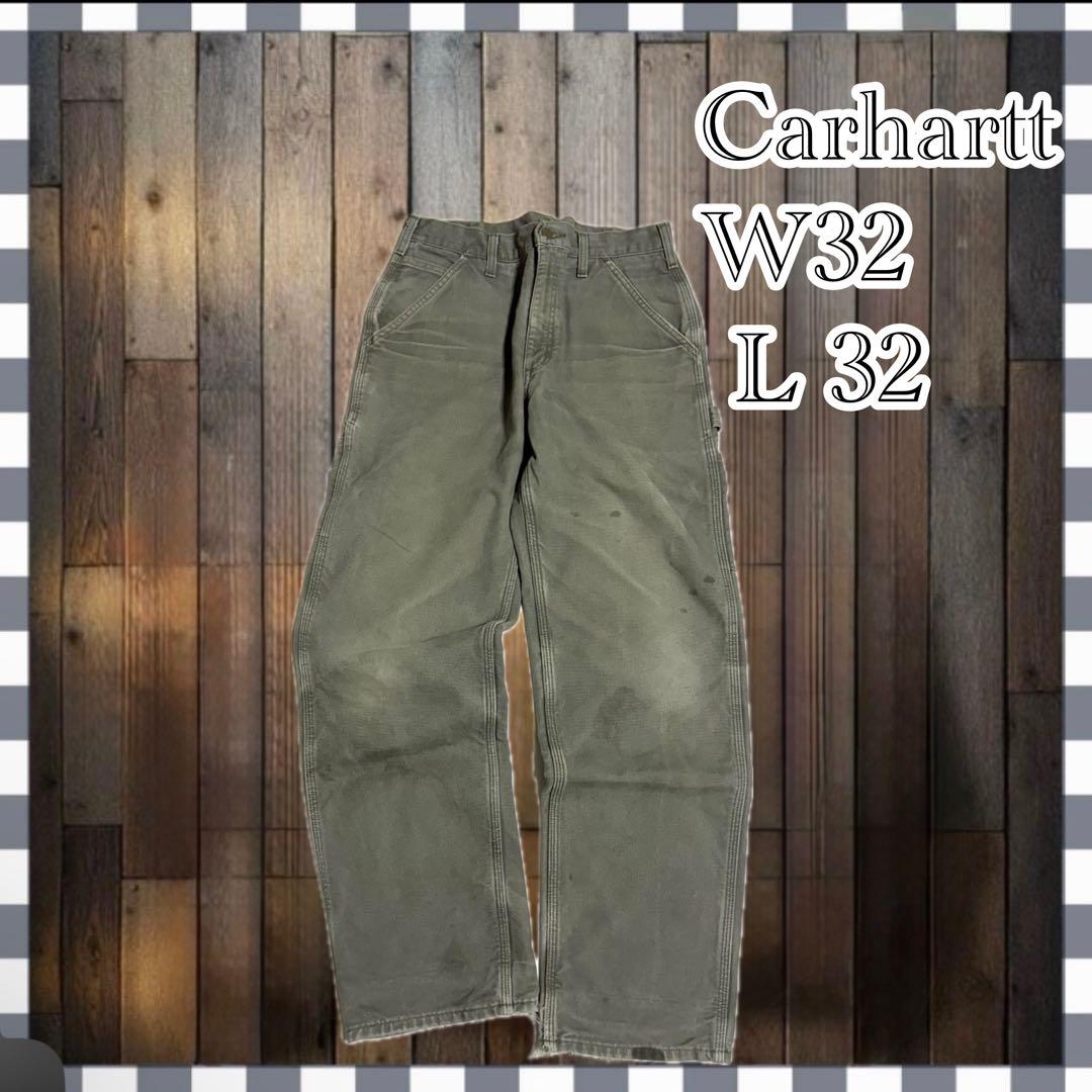 CARHARTT カーハート ペインターパンツ ダック生地 モスグリーン W32