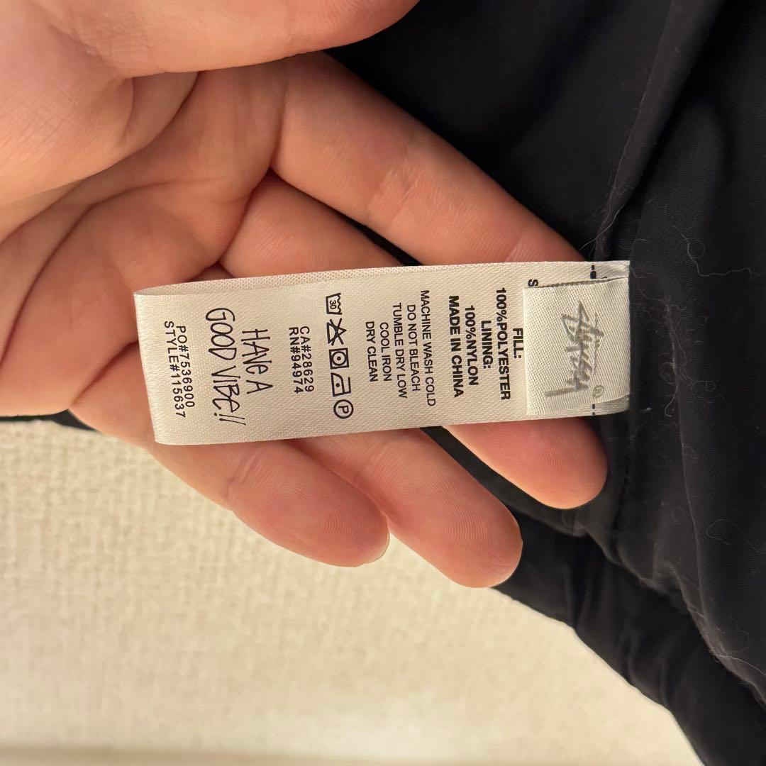 Stussy キルティングベスト DIAMOND QUILTED VEST M