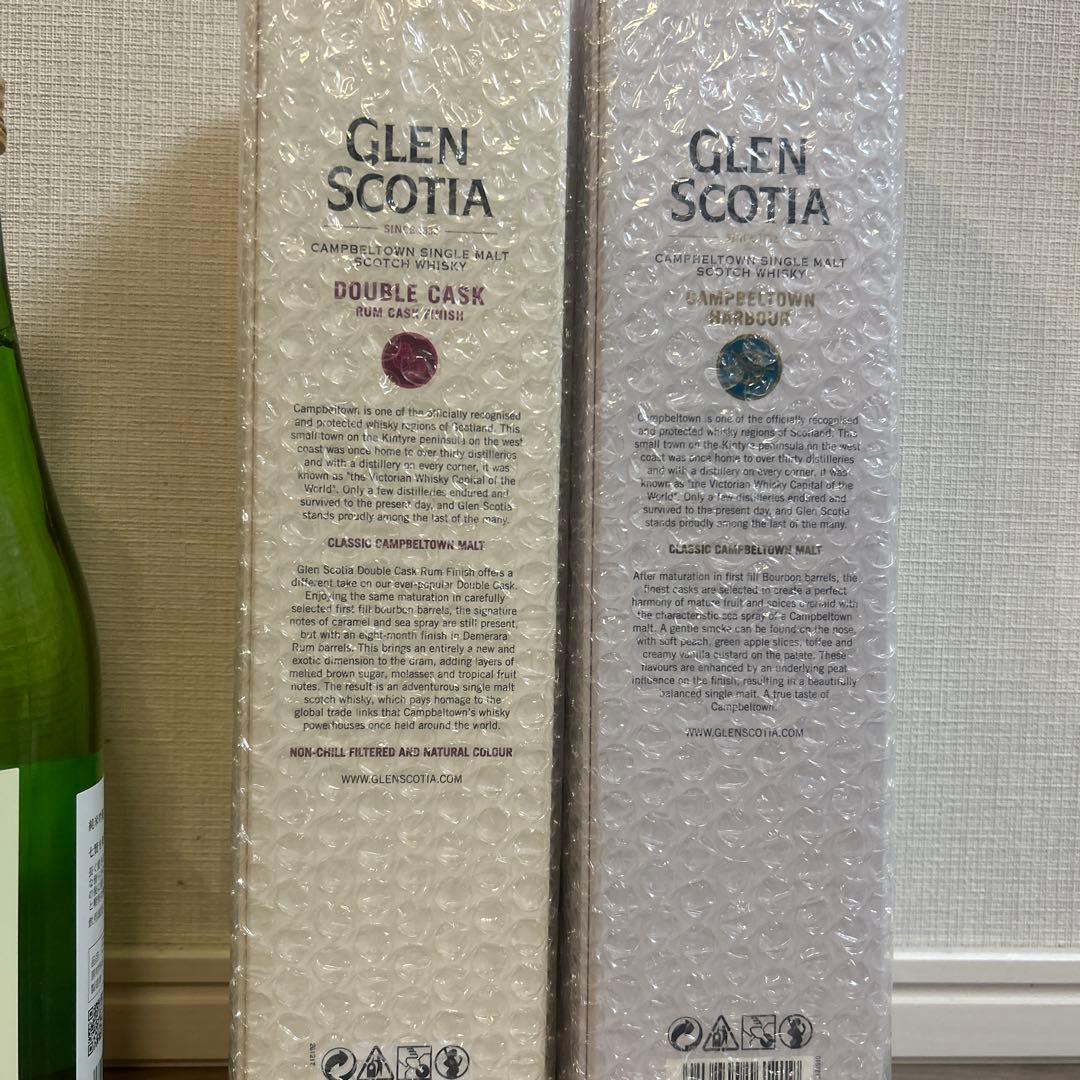 GLEN SCOTIA を含むウィスキー3本　日本酒1本の合計4本セット