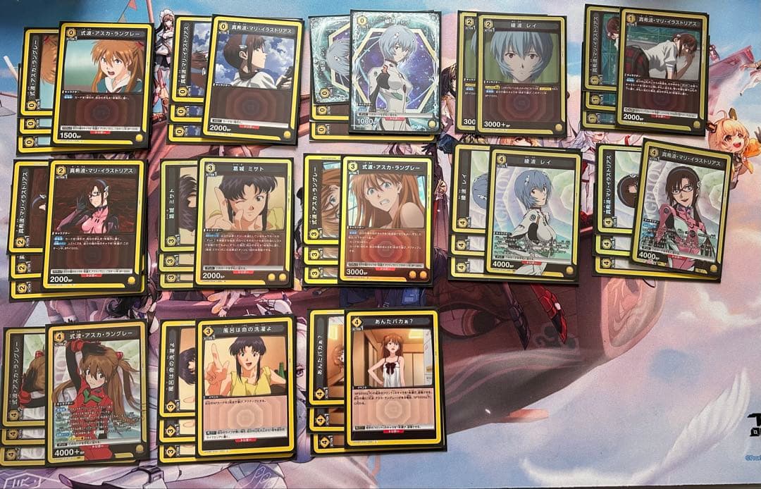 ユニオンアリーナ　ヒロインズデッキ(ST版 R 綾波レイ入り)　調整パーツ付き