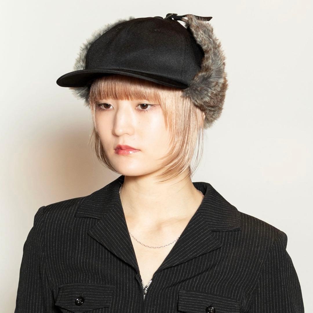 【 CA4LA 】FLAPCAP REPLFUR フライトキャップ