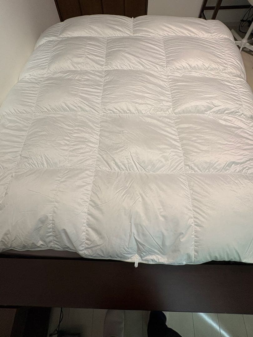 フランスベッド 羽毛掛けふとん　クイーンサイズ　羽毛布団